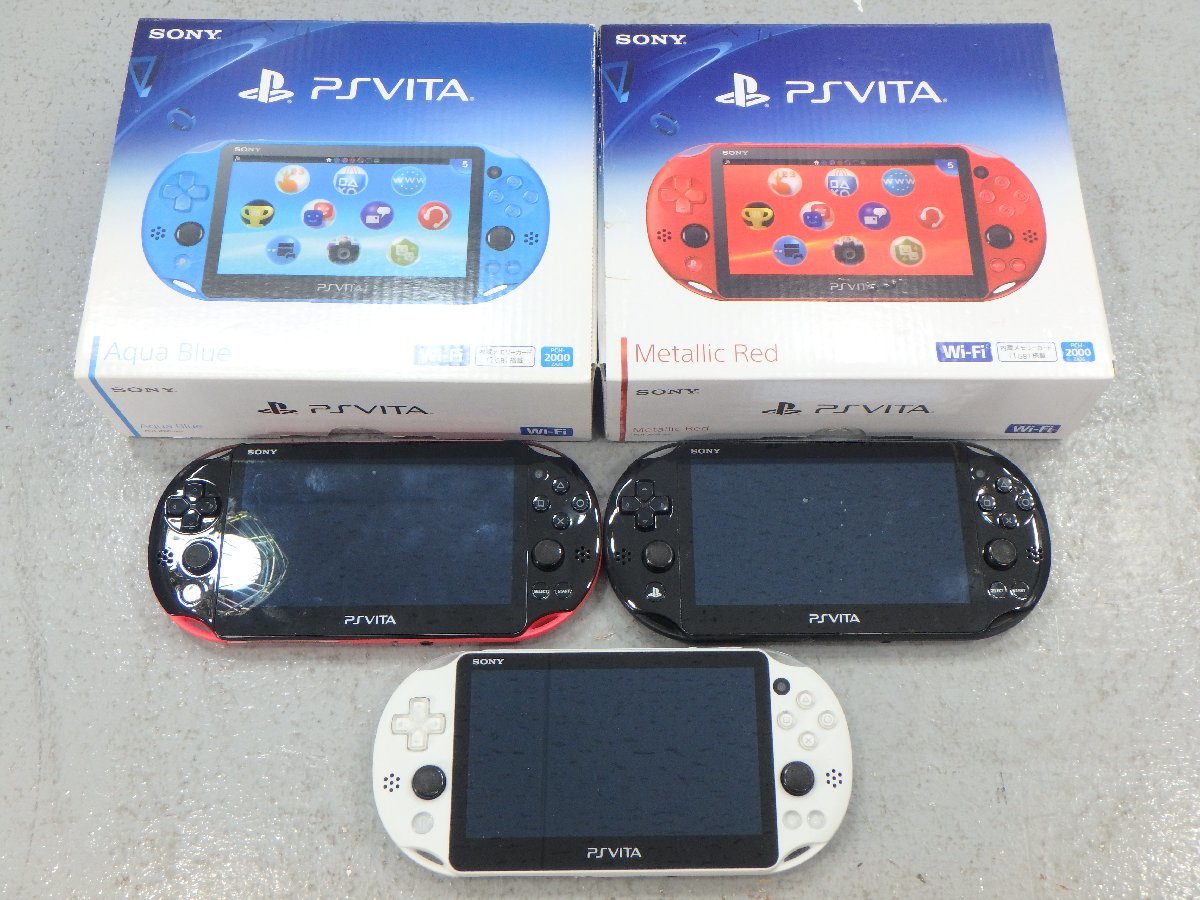 △【4】ジャンク PSVITA 5台セット 同梱不可 1円スタート Yahoo 