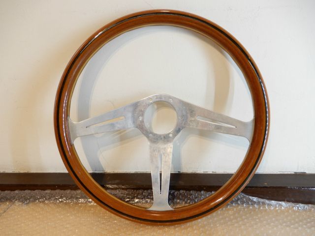 1円〜 現状品 当時物 NARDI / ナルディ ステアリング 直径：36.5cm程