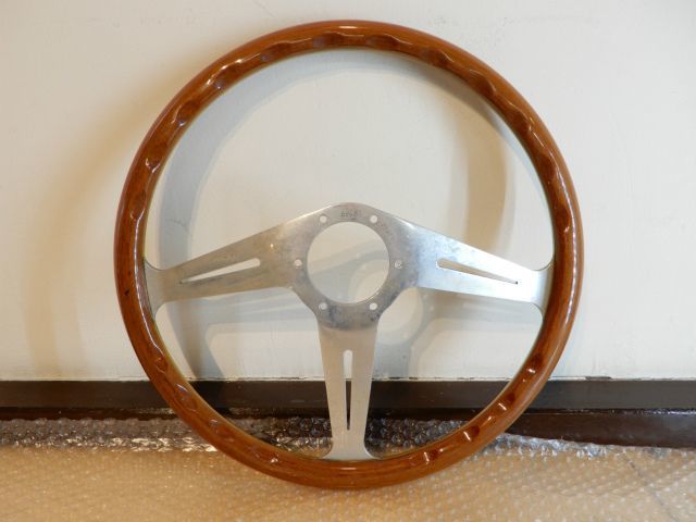 1円〜 現状品 当時物 NARDI / ナルディ ステアリング 直径：36.5cm程