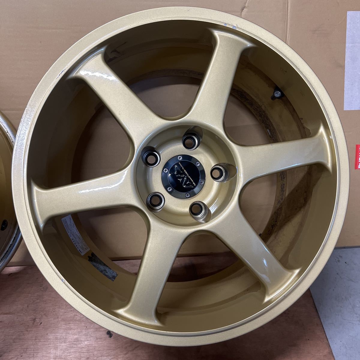 1円スタート！AVS モデル6 17×9J+35 PCD114.3/5 2本 MODEL6 アドバン 