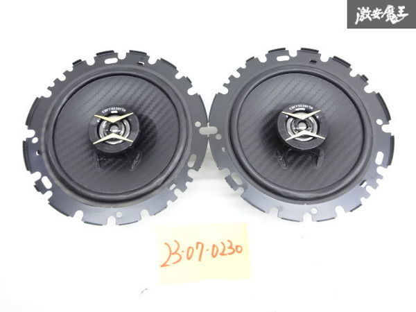 保証付 Carrozzeria カロッツェリア 2WAYスピーカー TS-F1640 30W MAX160W 16cmタイプ 音OK オーディオ スピーカー 即納 棚6-4