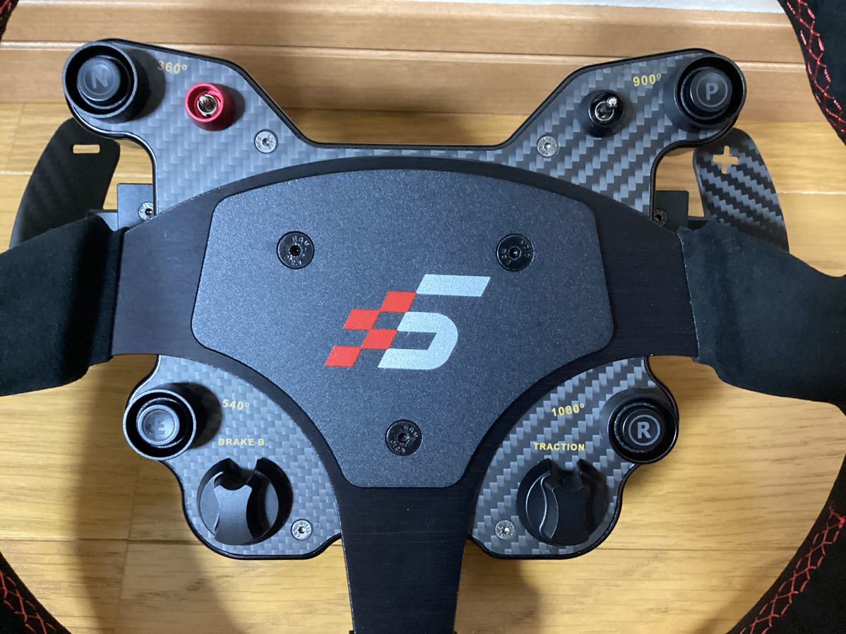 GT1-SR ステアリングホイール レザー クイックリリース付き Simagic