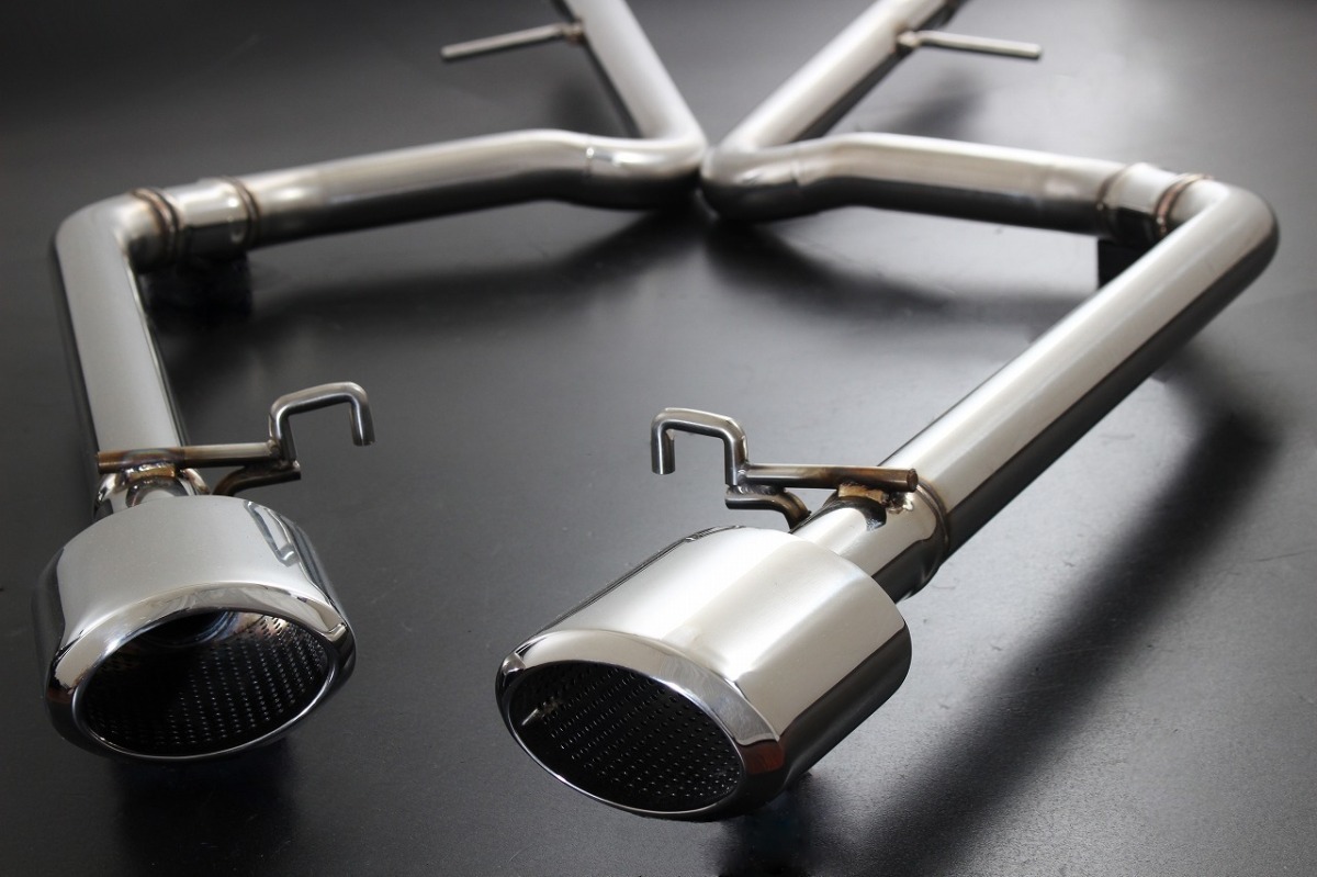 スリーキャッツ UCF30 30セルシオ 後期 VIPオーバル 直管 ストレート マフラー