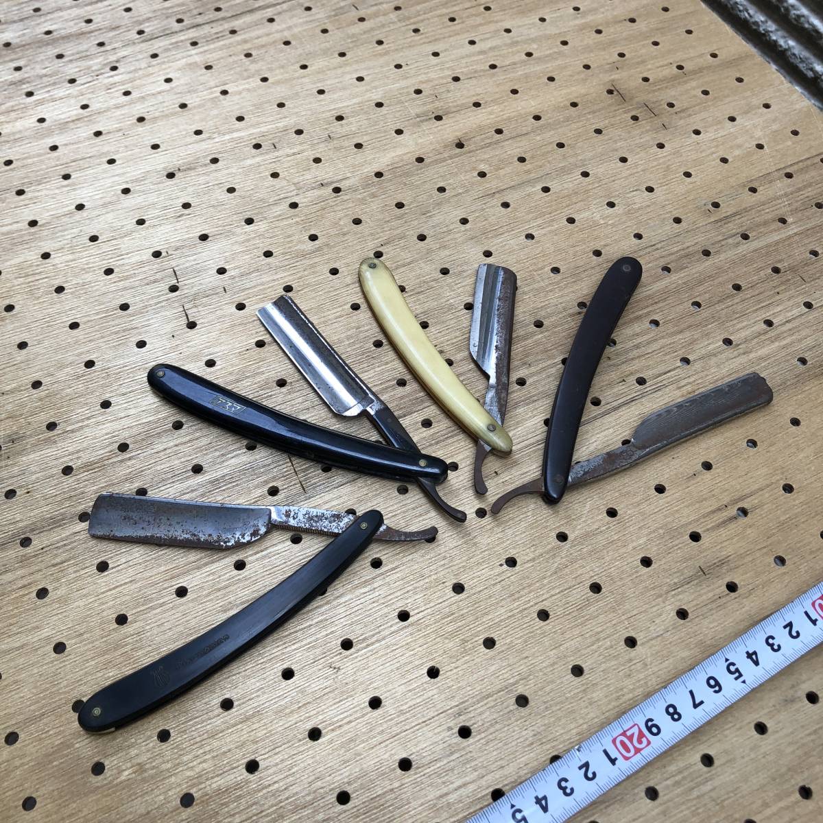 理容 西洋カミソリ 4点 まとめて 13 FILARMONICA フィラモニカ KIKUOKAN アズマ ほか 剃刀 RAZOR レザー 大量 ...