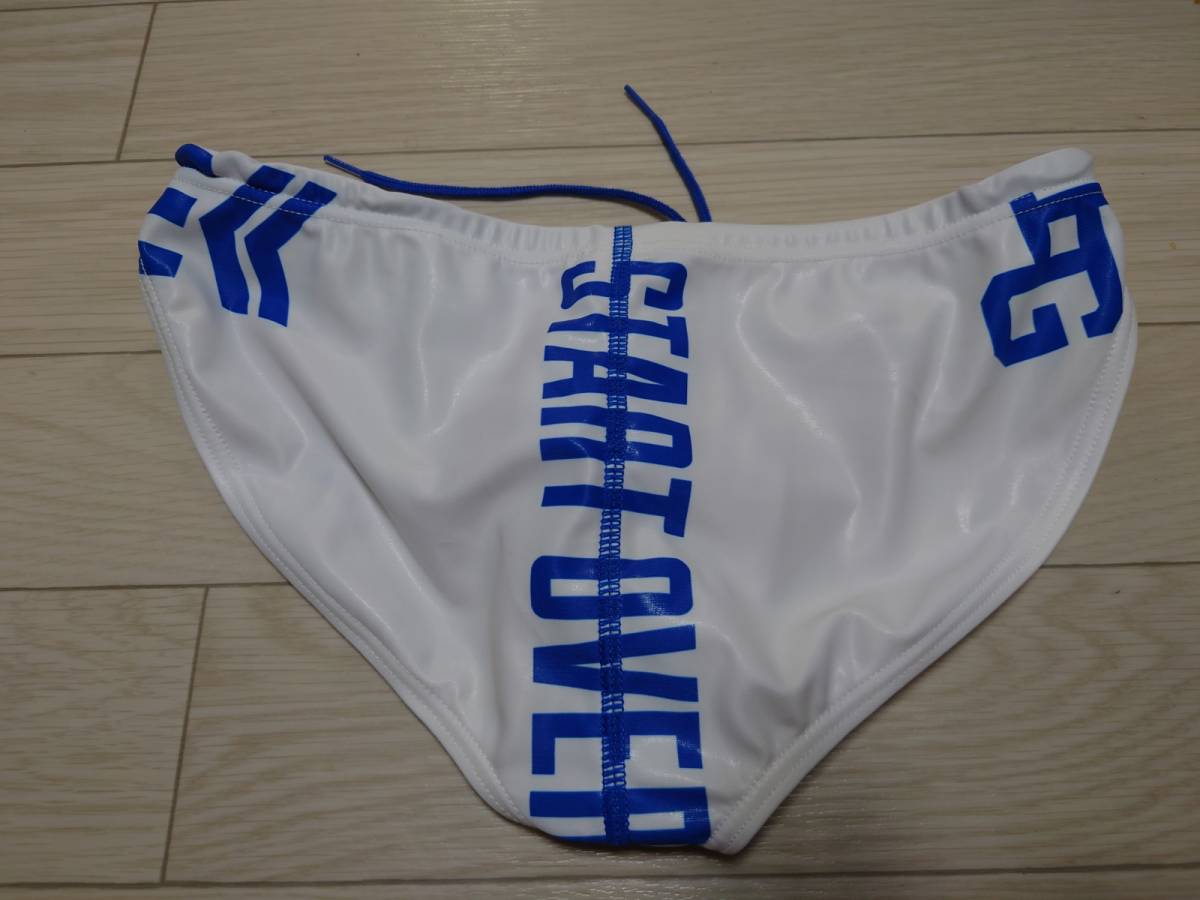EGDE 競パン Sサイズ 白x青 GX3 TOOT PPG GMW asics arena speedo 