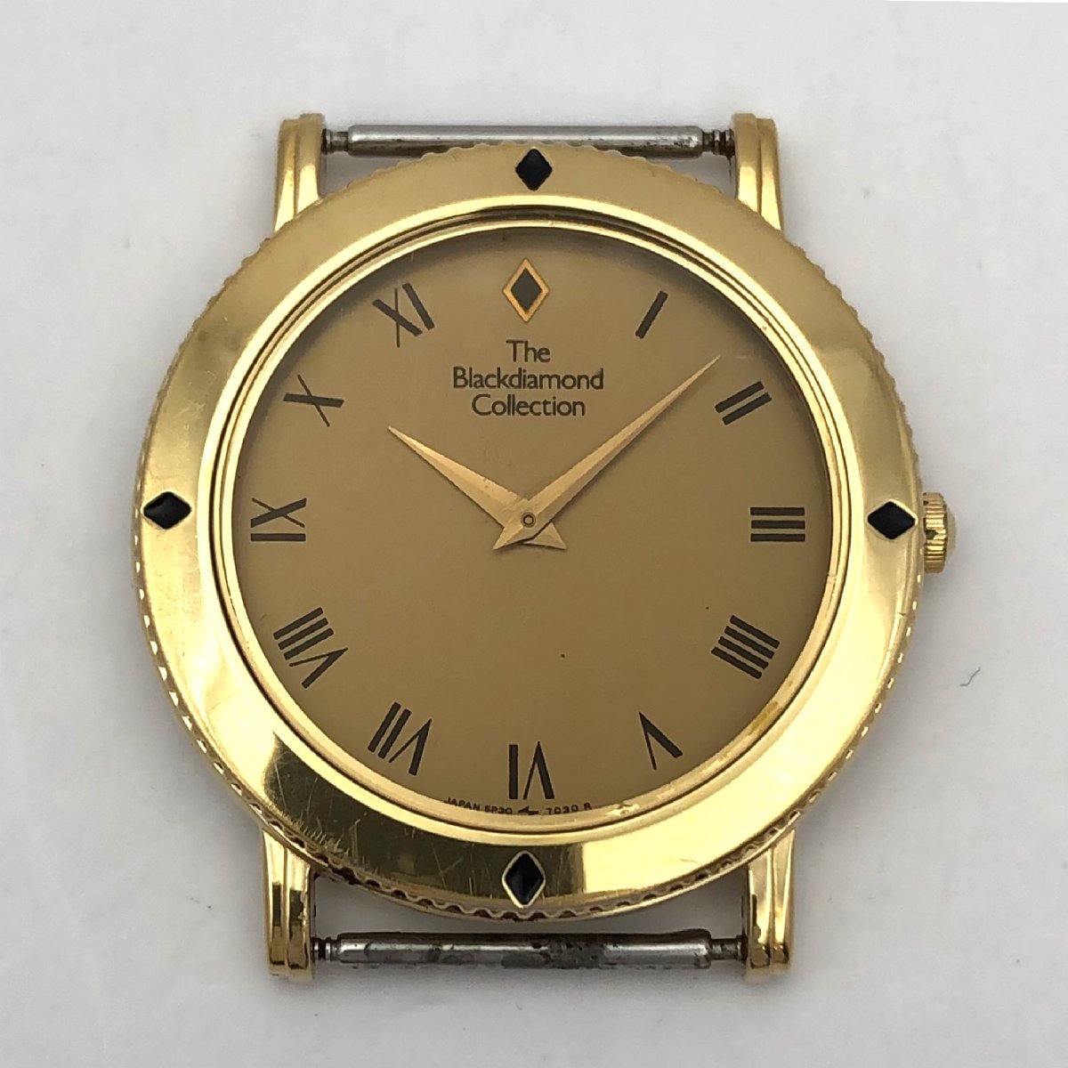 SEIKO/セイコー/The Blackdiamond Collection/5P30-7020/2針/ゴールド  