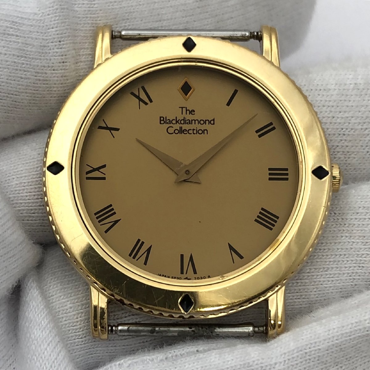 SEIKO/セイコー/The Blackdiamond Collection/5P30-7020/2針/ゴールド 
