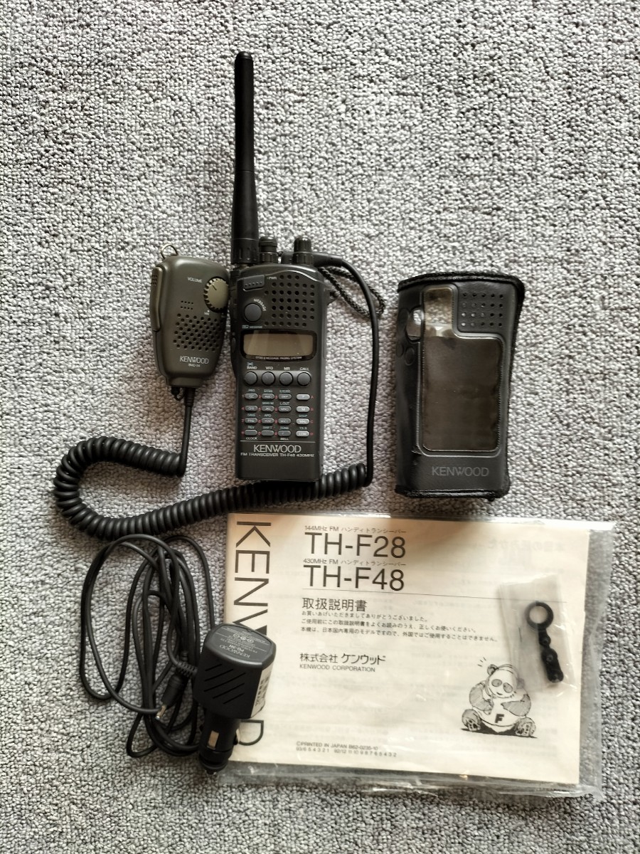 美品】KENWOOD TH-F28 ハンディトランシーバー 箱付 #51952 KENWOOD TH