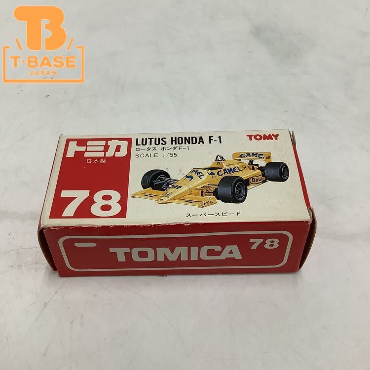 1円〜 トミー トミカ 赤箱 日本製 78 ロータス ホンダ F-1 (b) 【公式