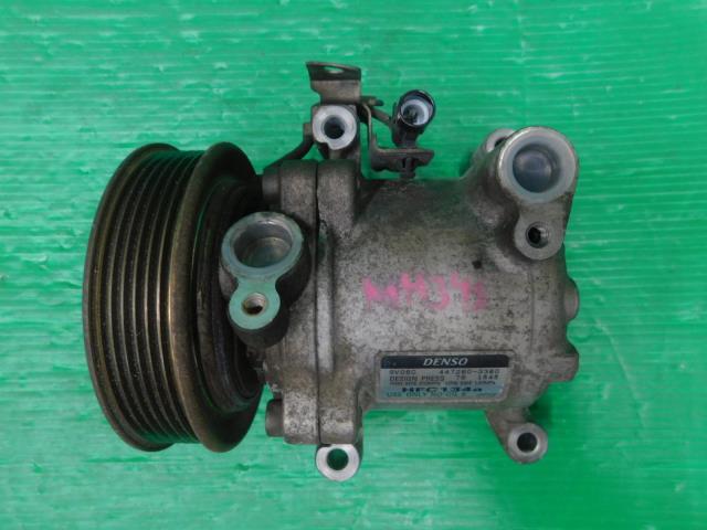 ワゴンＲ DBA-MH34S A/Cコンプレッサー FX R06A 26U 447280-3380 95200-50MD0