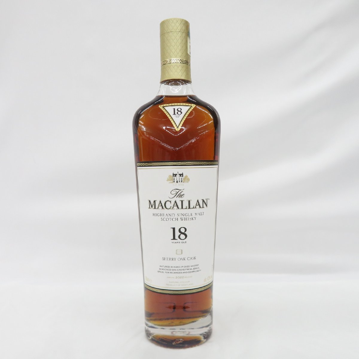 未開栓】The MACALLAN ザ・マッカラン 18年 2022 シェリーオーク