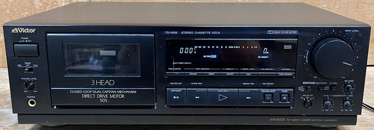 □通電確認済み□Victor□ビクター□TD-V505□カセットデッキ□ Victor
