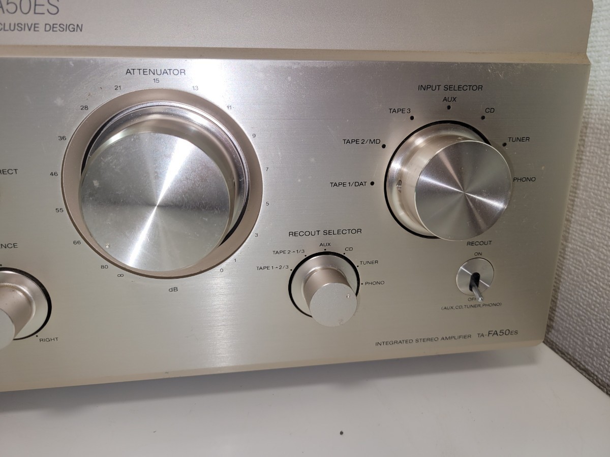 SONY TA-FA50ES プリメインアンプ SONY TA-FA50ES MSFET プリメインAMP変更依頼 | 滋賀オーディオ