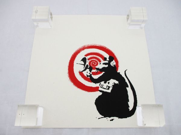 新品，得価 WCP Banksy バンクシー RADAR RAT リプロダクション シルクスクリーン プリント 現代アート 限定品(シルクスクリーン)｜売買されたオークション情報、yahooの商品情報をアーカイブ公開 - オークフ シルクスクリーン