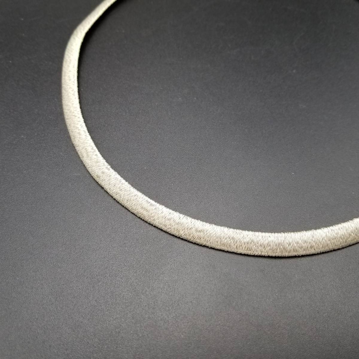 MILOR イタリア ヴィンテージ 925 シルバー ヴィンテージ ネックレス 上品 エレガント 銀線細工 シンプル ペンダント ミロル 22g 7Y-J