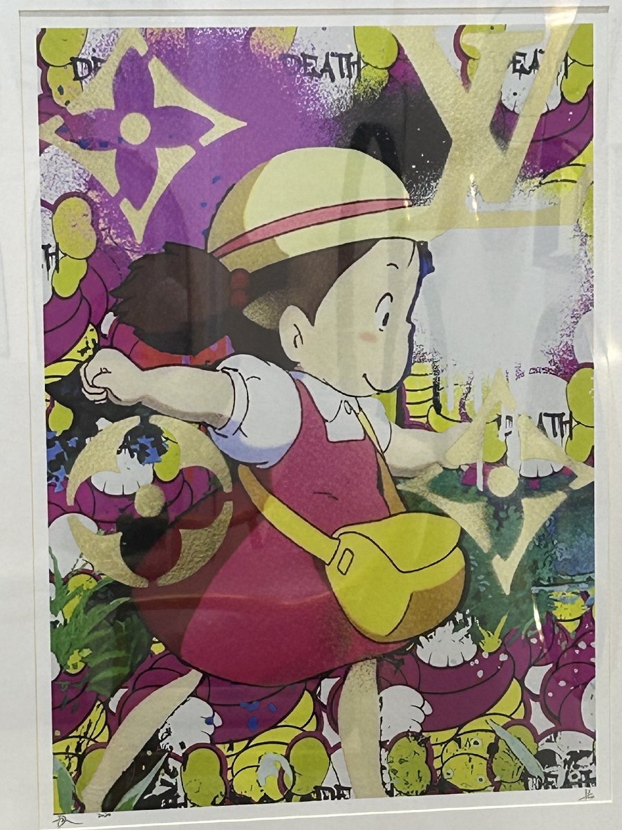 額込 世界限定100枚DEATH NYC アートポスター 現代アート 101 額込 世界