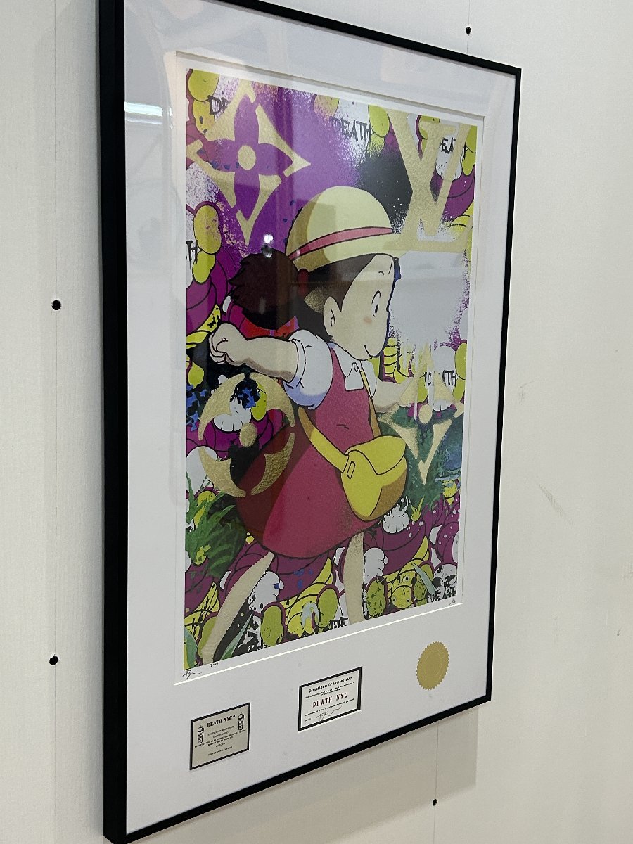 額込 世界限定100枚DEATH NYC アートポスター 現代アート 101 額込 世界
