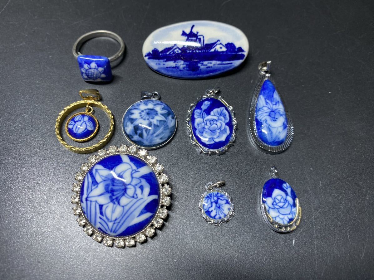 RUNA 【513】アクセサリー ヴィンテージ ペンダントトップ ブローチ