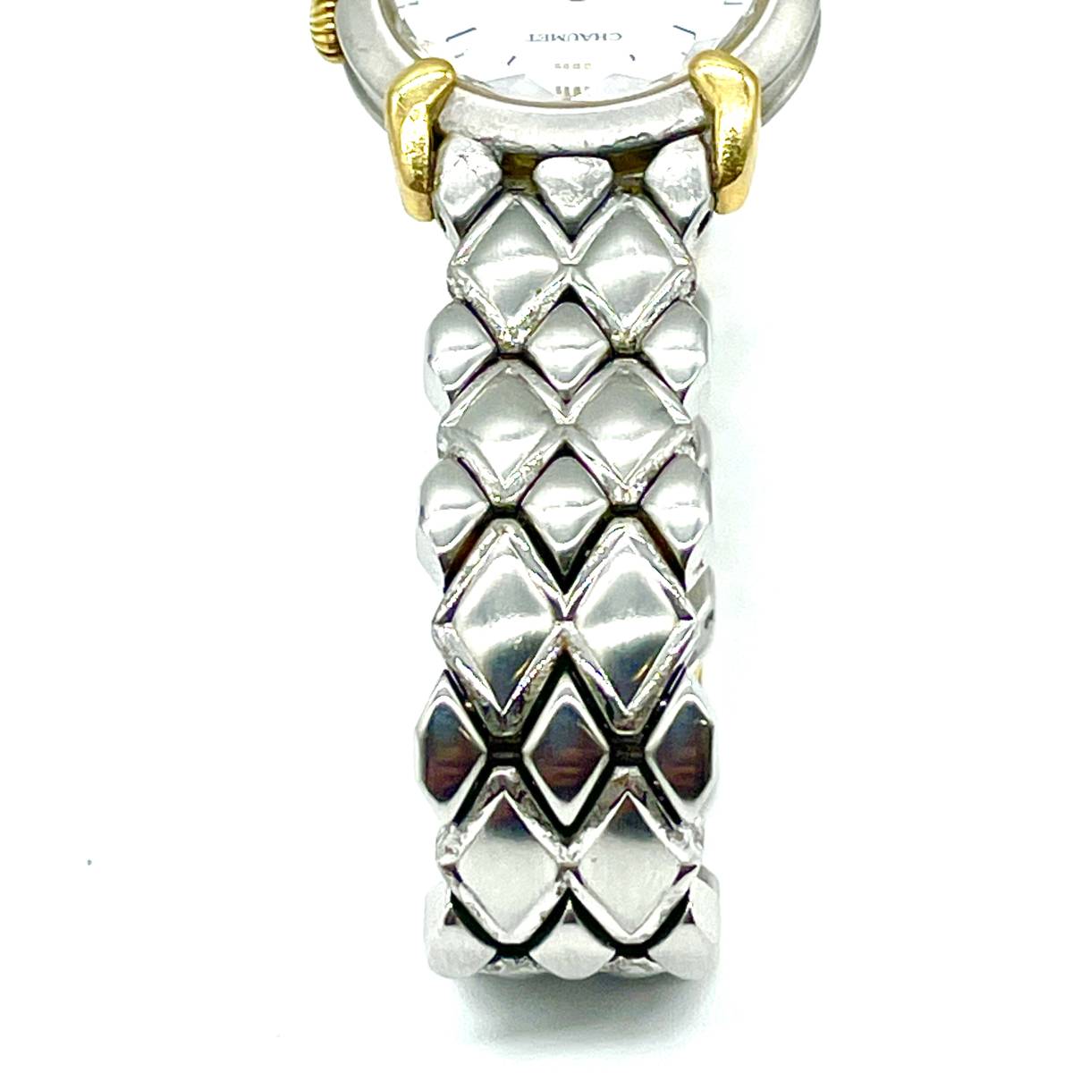 1円スタート】CHAUMET ショーメ GRIFFITH グリフィス デイト コンビ 