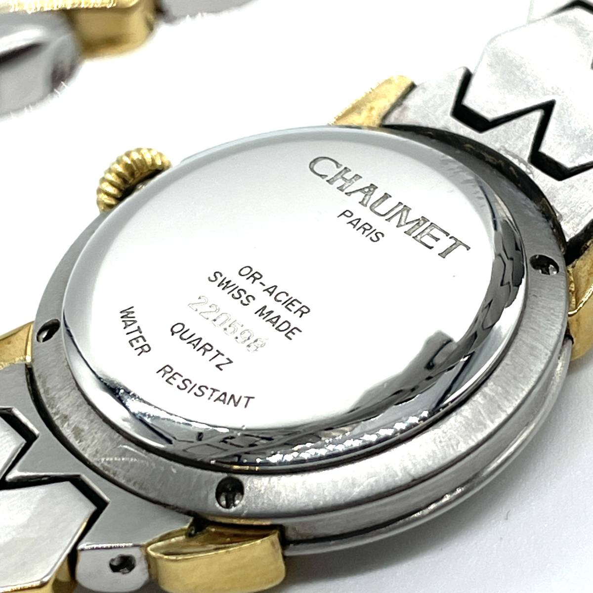 1円スタート】CHAUMET ショーメ GRIFFITH グリフィス デイト コンビ 