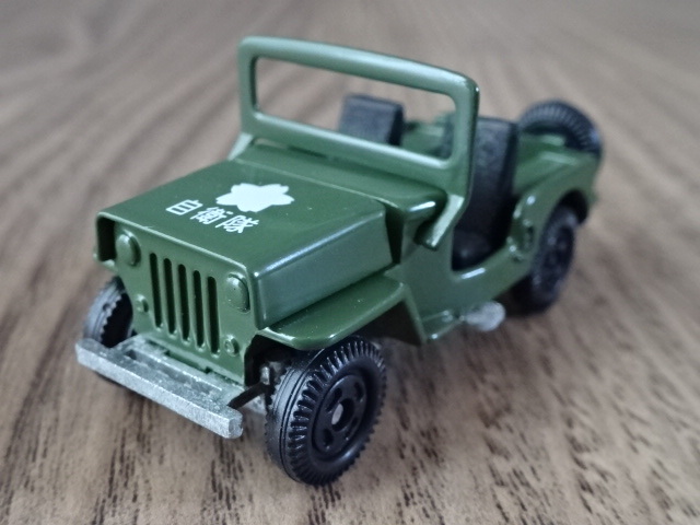 トミカ 三菱 ジープ J3R 1/56 自衛隊 ミニカー ミニチュアカー Japan
