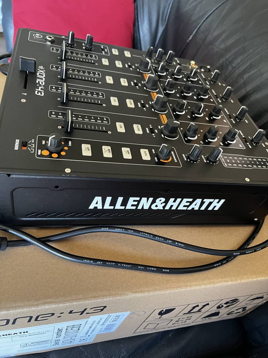 ALLEN & HEATH XONE:43 DJミキサー 美品 完動品 送料無料(DJミキサー