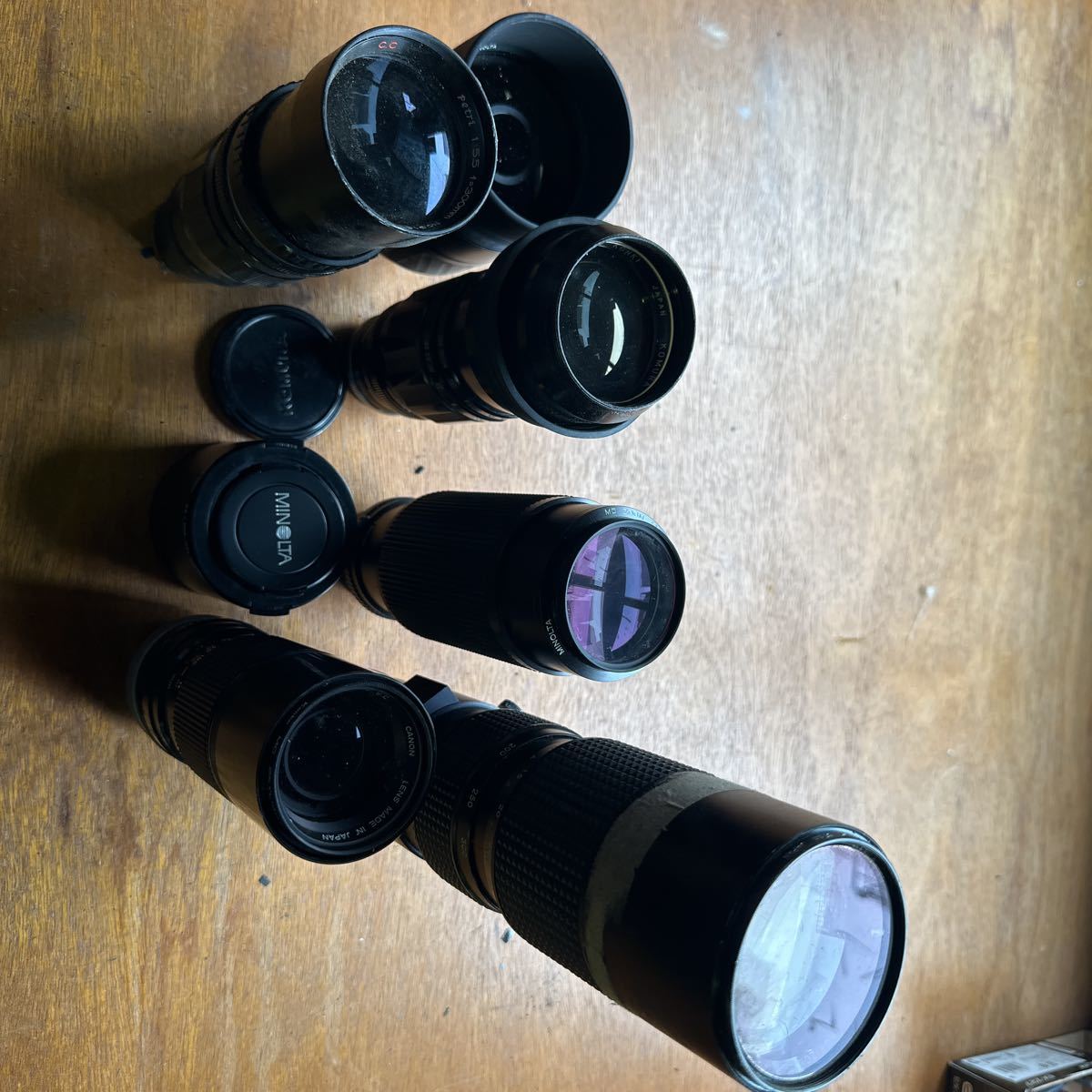☆MFレンズなど☆等 計:6台まとめ【ジャンク品】 Nikon MINOLTA