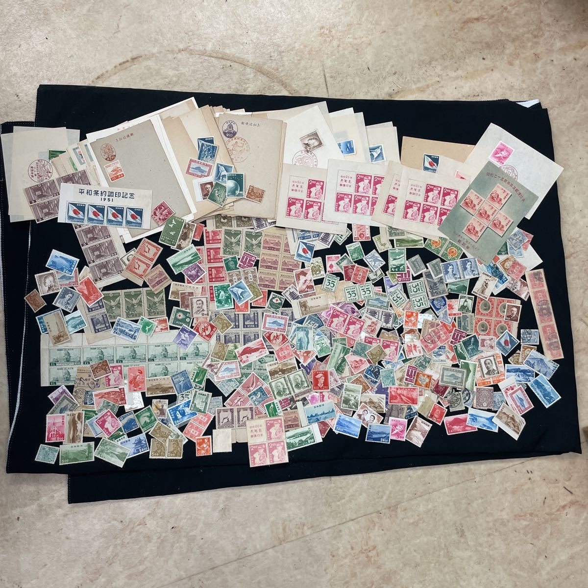 【100枚以上まとめ売り】戦前〜昭和レトロ 大日本帝国　切手　消印　切手シート　戦争
