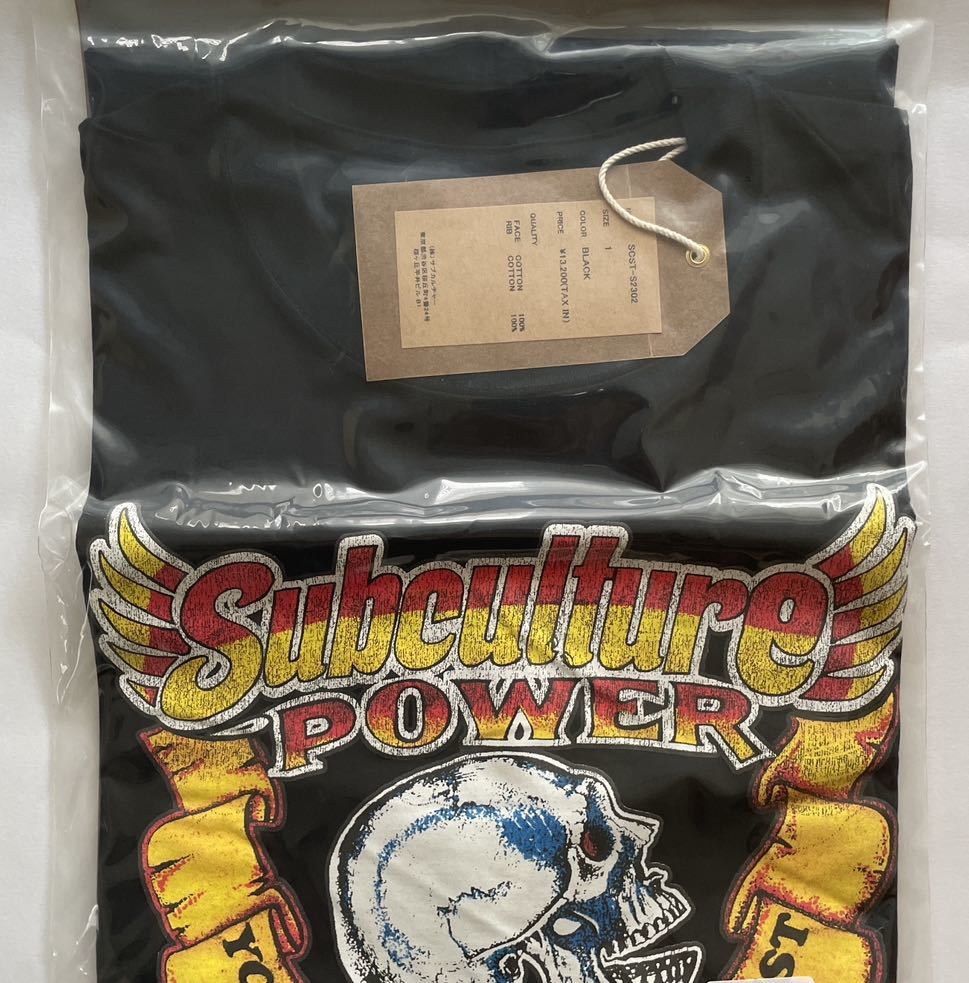 【subculture店舗オープン記念Tシャツ】サイズ1 サブカルチャー SC Subculture サイズ1 店舗限定Tシャツ黒 – WEB STORE