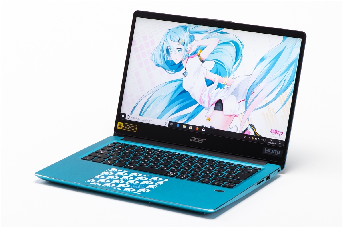 初音ミク - とのコラボレーションをした「Acer×HATSUNE MIKU Acer 