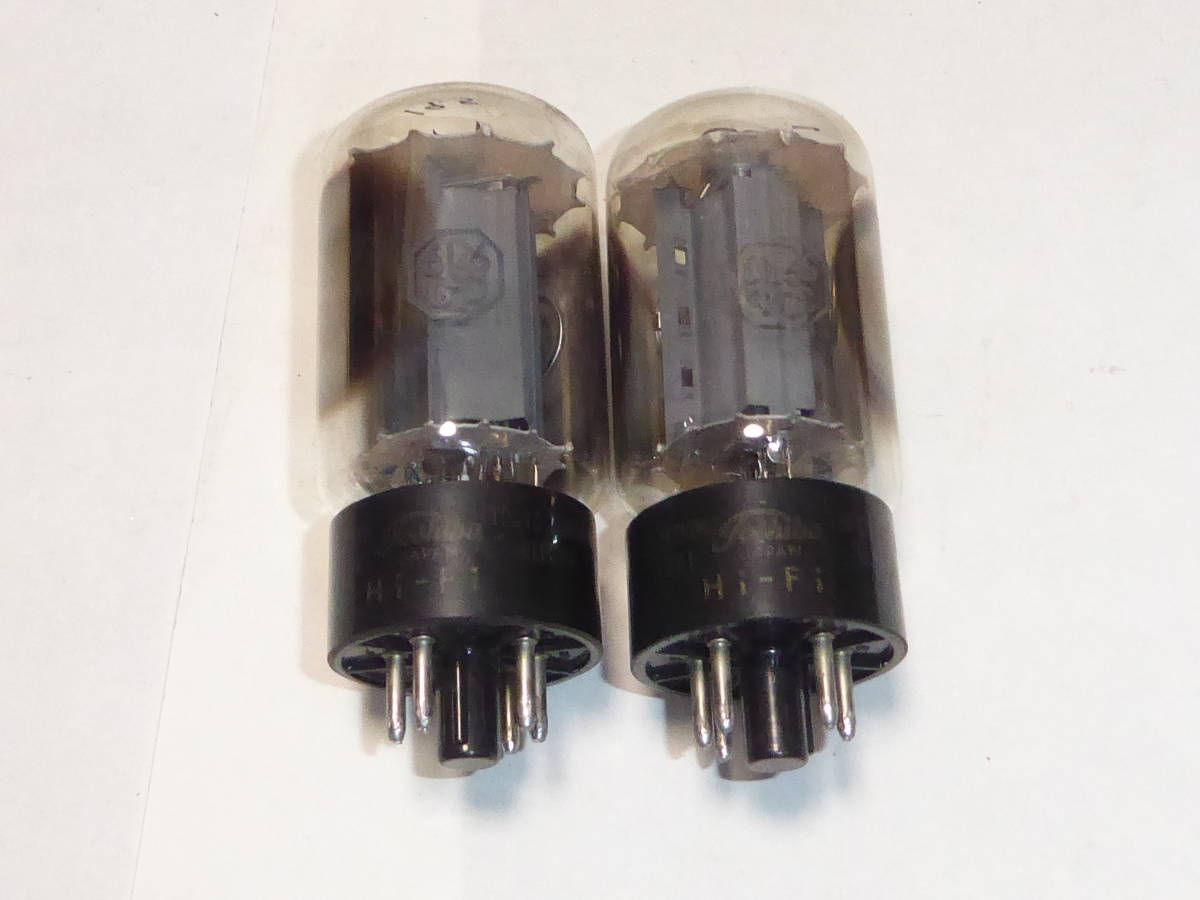 TOSHIBA製 6L6GC 真空管 2本セット 日本製 6L6GC 東芝製 2本 希少出力真空管 動作品 その20 Yahoo!オークション