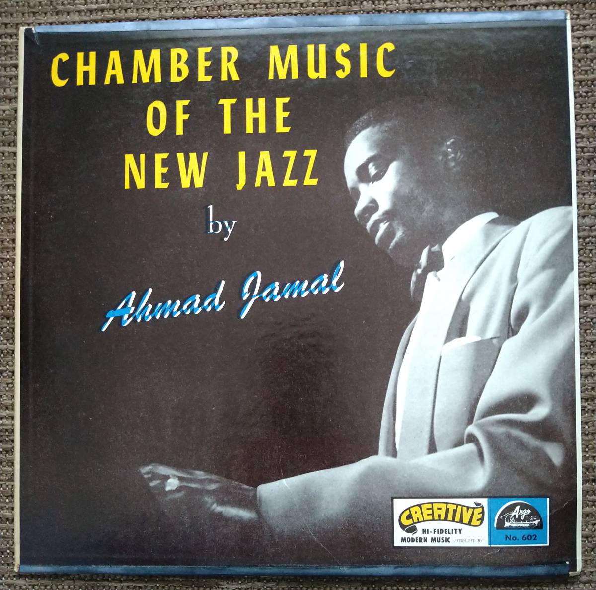 【Ahmad Jamal コレクション13枚総出品します】⑦Chamber Music of the New Jazz （旧Argo No.602）オリジナル船舶ラベル