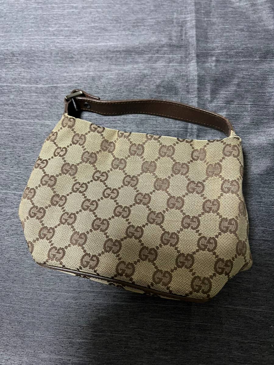 GUCCI アクセサリーポーチ GUCCI/グッチ/キャンバス/GG柄/アクセサリー