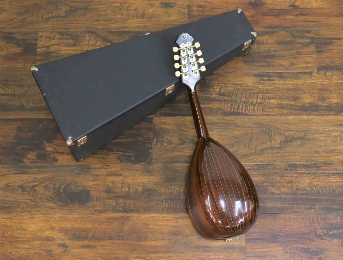 落合忠男 作 マンドリン 1974年製造 ハードケース/ピック付き 銘有