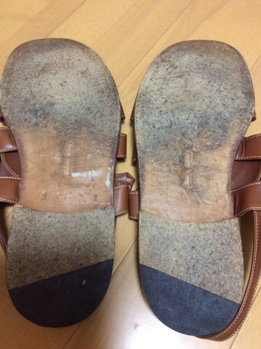 JOHN LOBB ジョンロブ☆16万Hoggar Wモンクサンダル71/2（25.5～26.5  