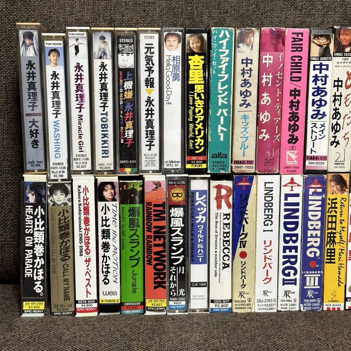 まとめて】 邦楽 カセット テープ 永井真理子 中村あゆみ TM NETWORK 