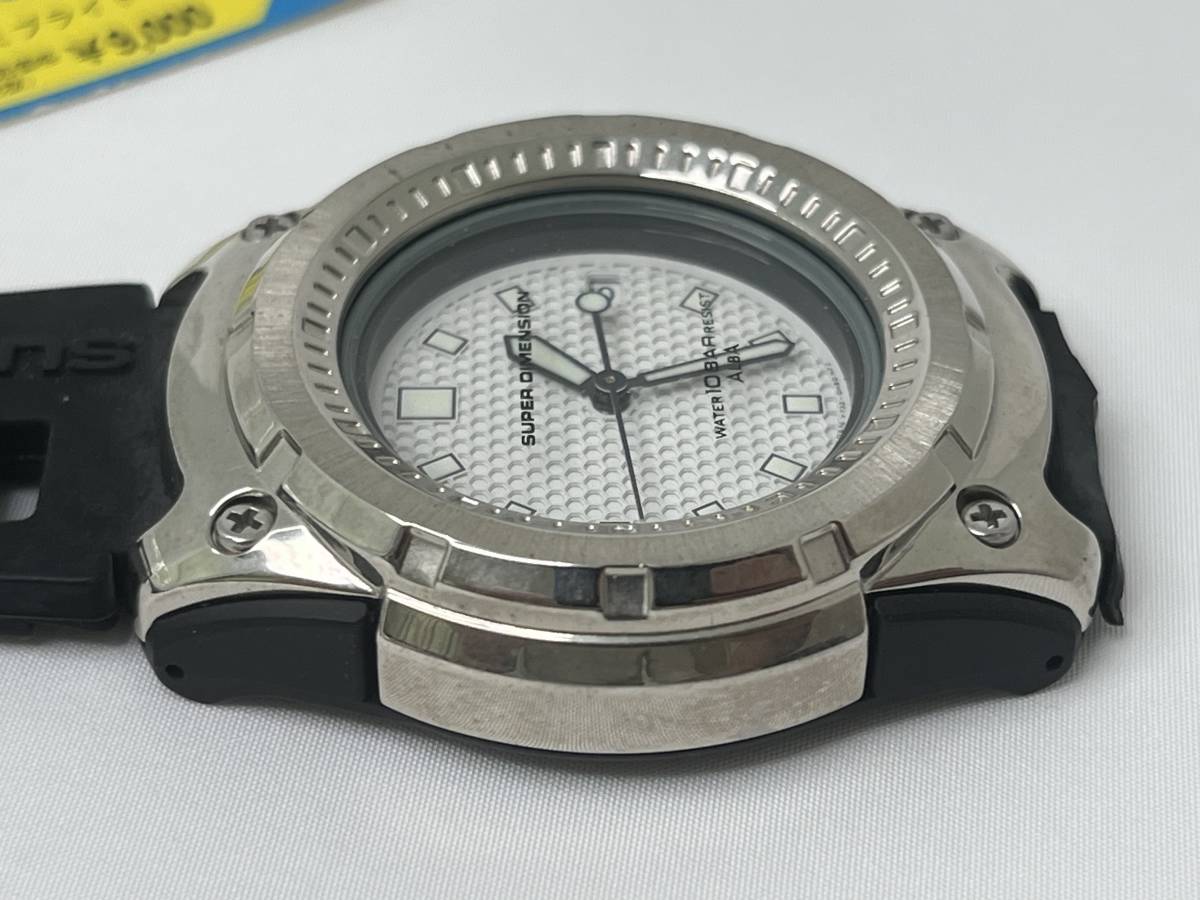 ALBA SEIKO 腕時計 90s 未使用 スーパーディメンション 希少 全面ルミ 