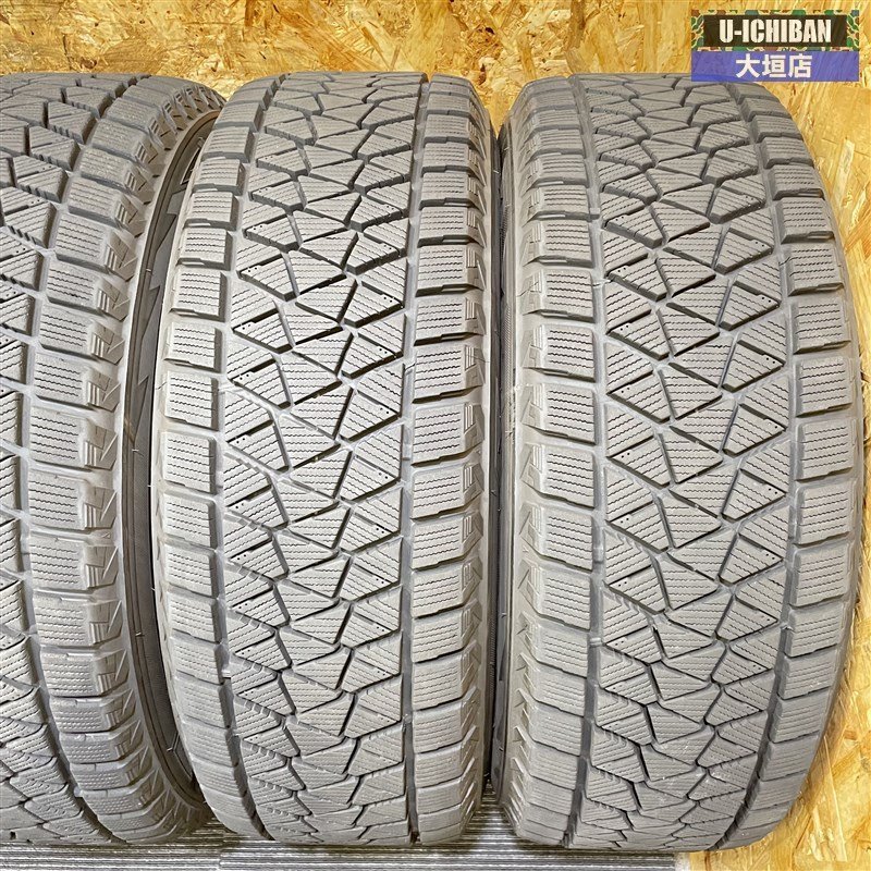 溝あり 良品 スバル SK フォレスター 純正 17インチ 7J +48 5H 114.3 ブリヂストン ブリザック DM-V2 225/60R17 2019年製 4本 002