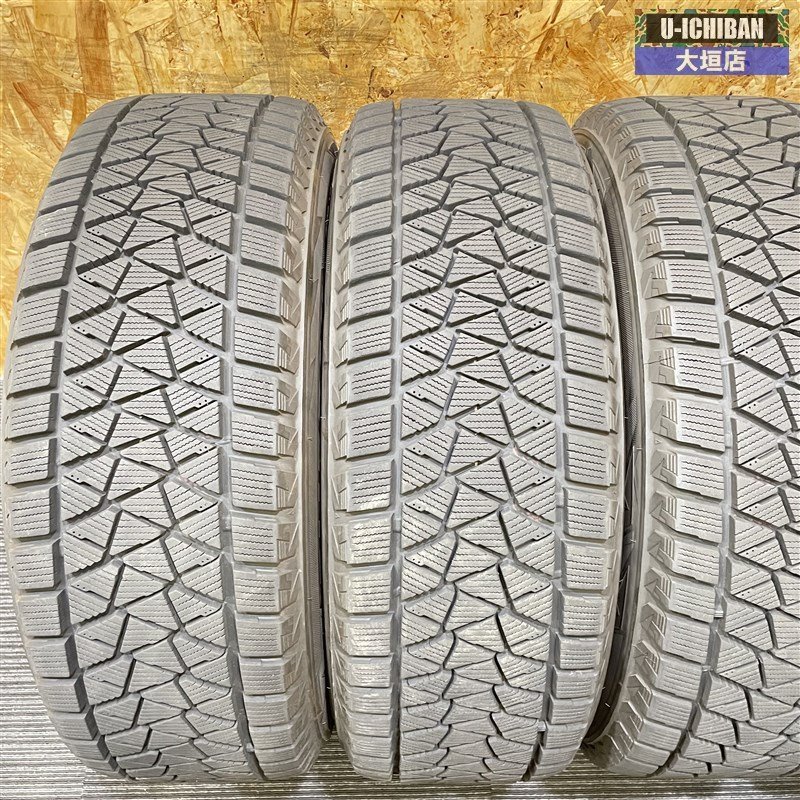 溝あり 良品 スバル SK フォレスター 純正 17インチ 7J +48 5H 114.3 ブリヂストン ブリザック DM-V2 225/60R17 2019年製 4本 002