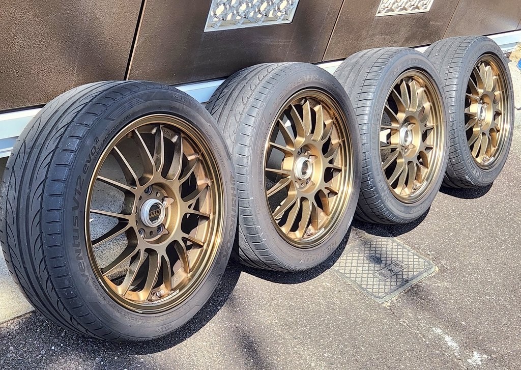 RAYS VOLKRACING SE37K ブロンズ 17×7.5J+40＆48 5H-114.3 225/45