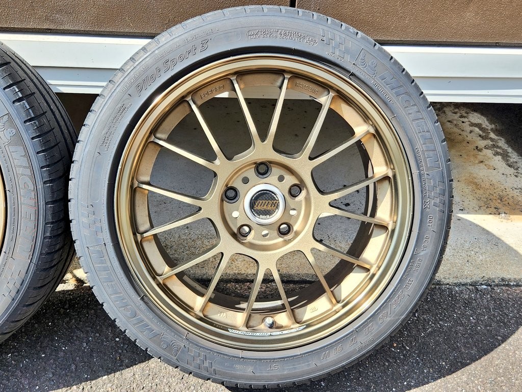 RAYS VOLKRACING SE37K ブロンズ 17×7.5J+40＆48 5H-114.3 225/45