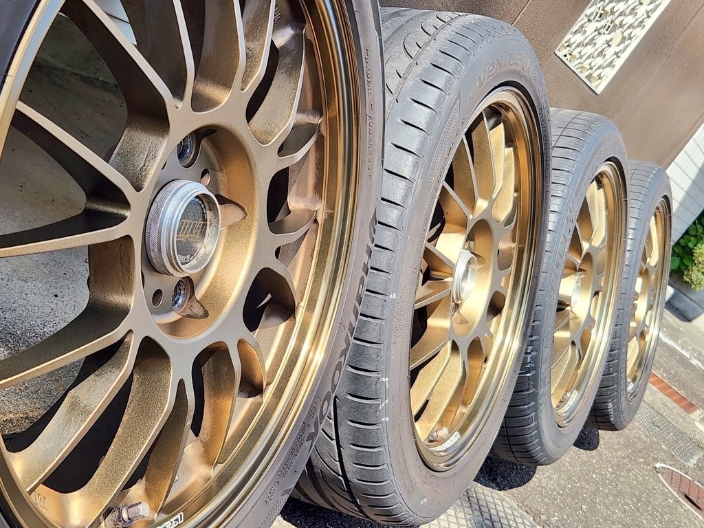 RAYS VOLKRACING SE37K ブロンズ 17×7.5J+40＆48 5H-114.3 225/45