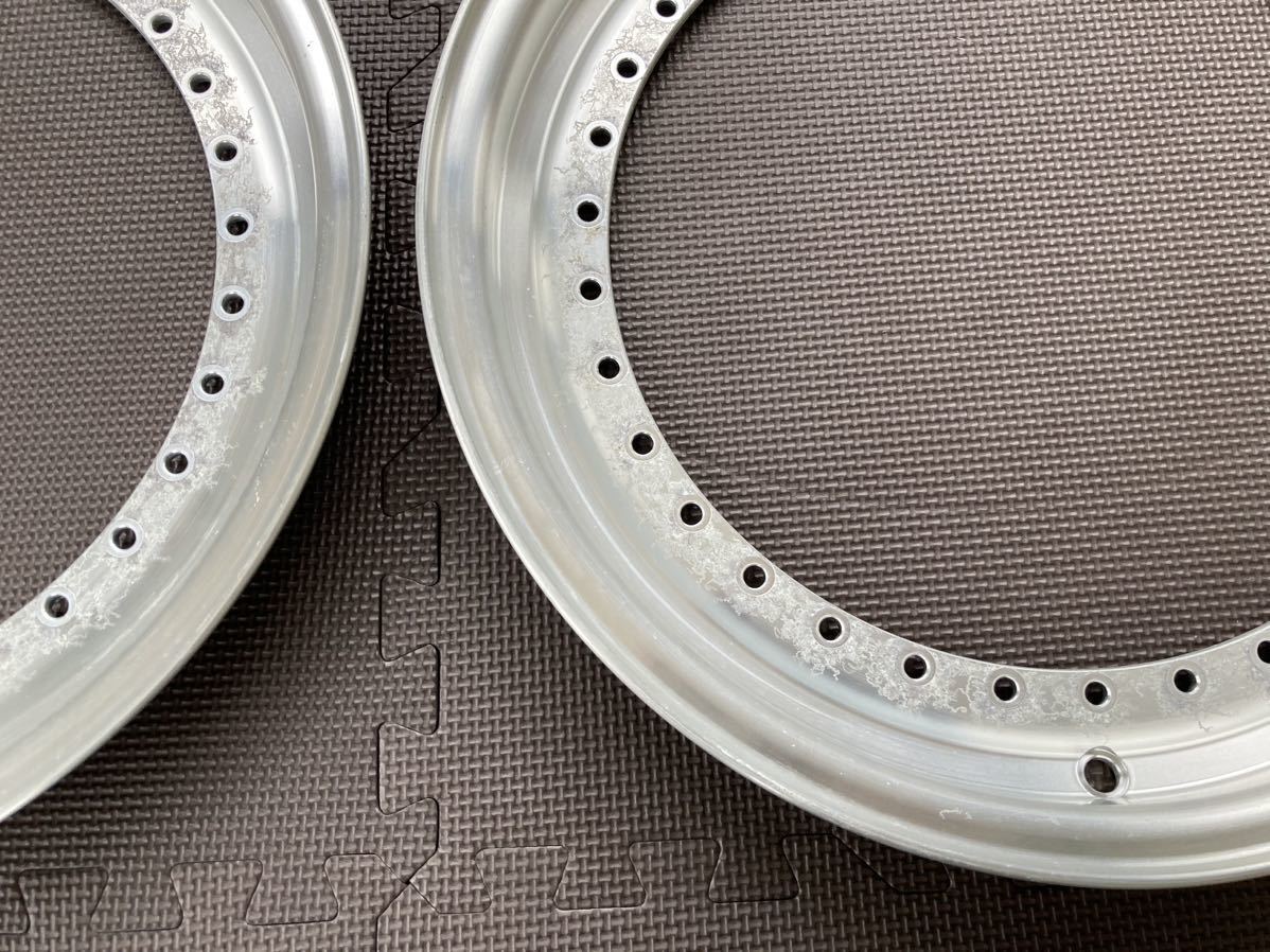 BBS 16inch 1.0J 純正アウターリップ2枚 ②｜タイヤ・ホイール