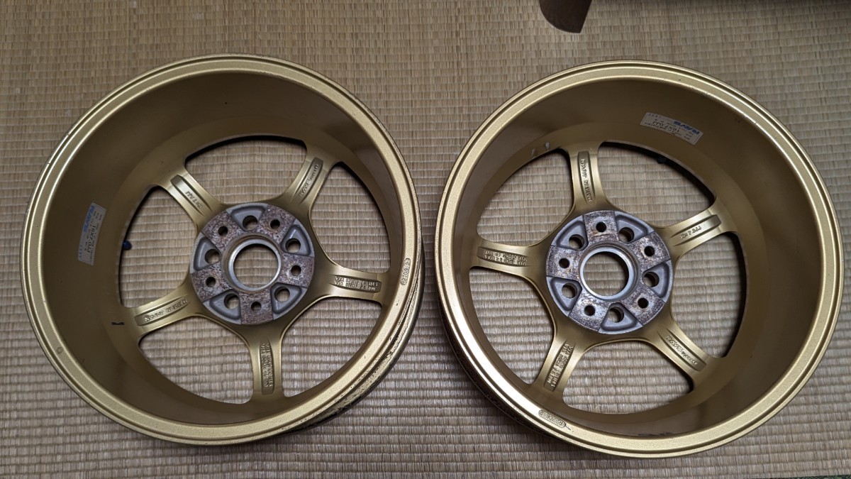 レイズ、グラムライツ16インチ RAYS gramLIGHTS 57C、ゴールド、16×7.0 