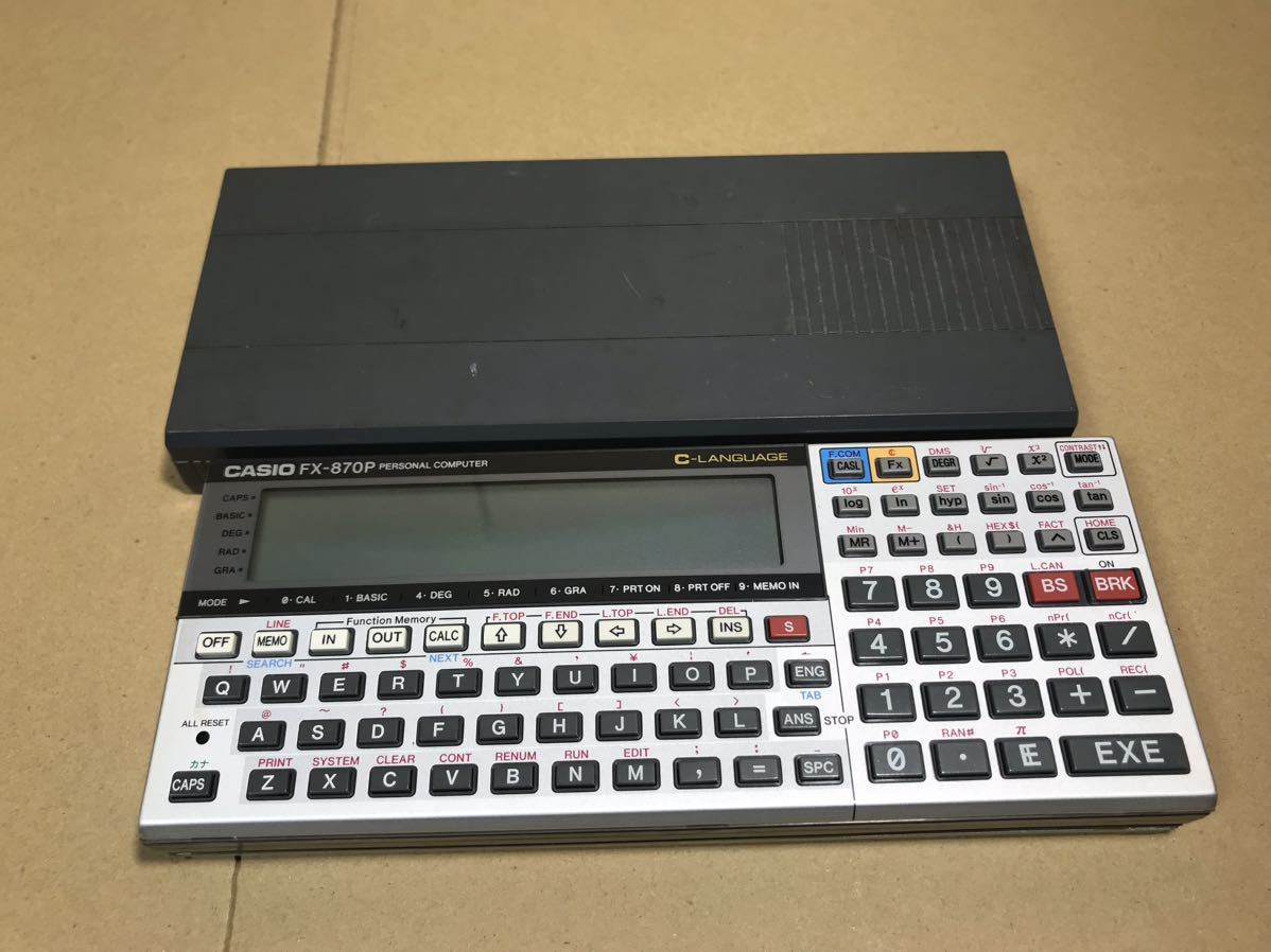 CASIO SHARP 　ポケコンセット CASIO カシオ SHARP シャープ ポケットコンピュータ VX-4 FX-870P PC