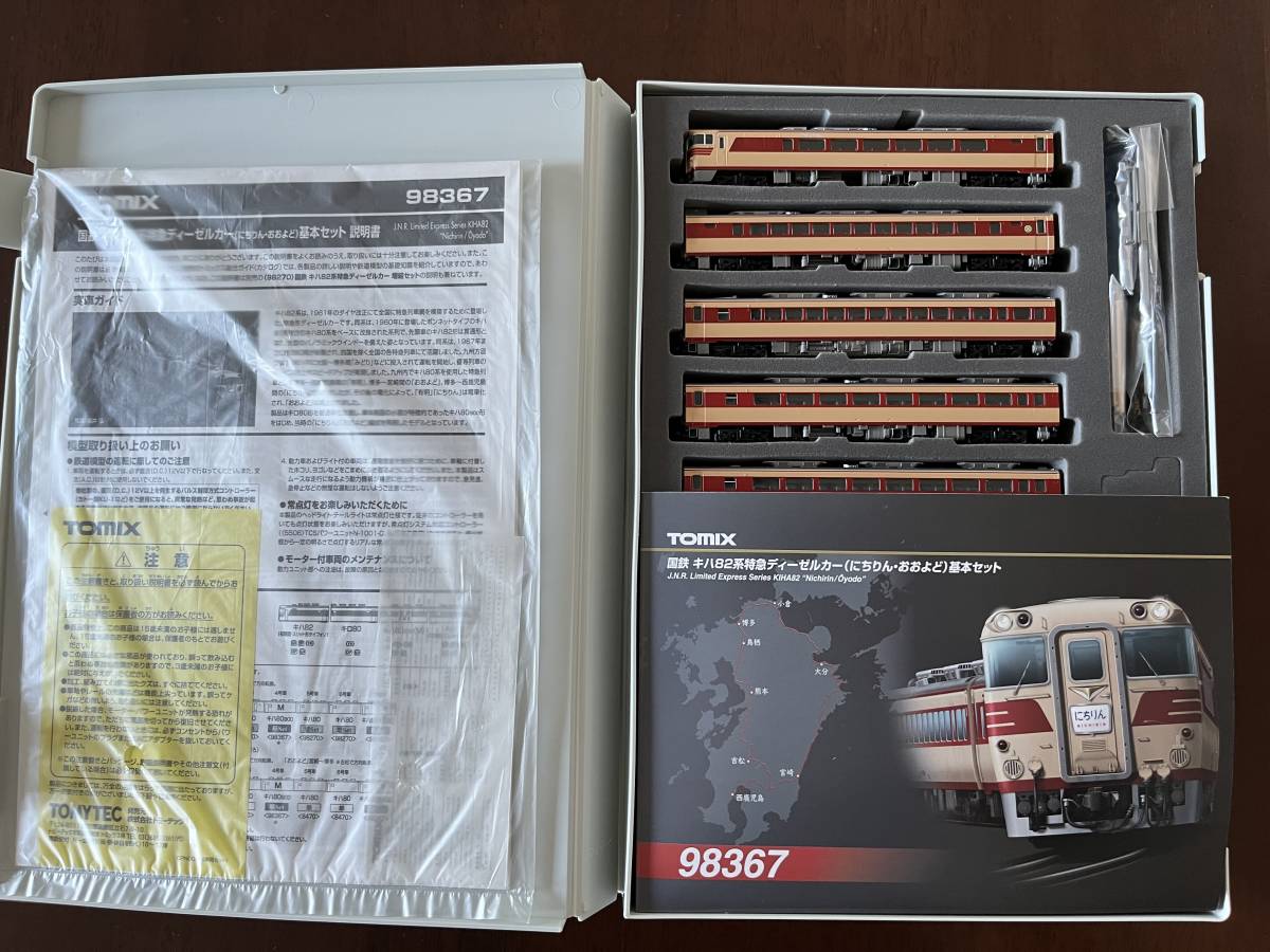 TOMIX 98367 キハ82系特急ディーゼルカー(にちりん・おおよど)基本