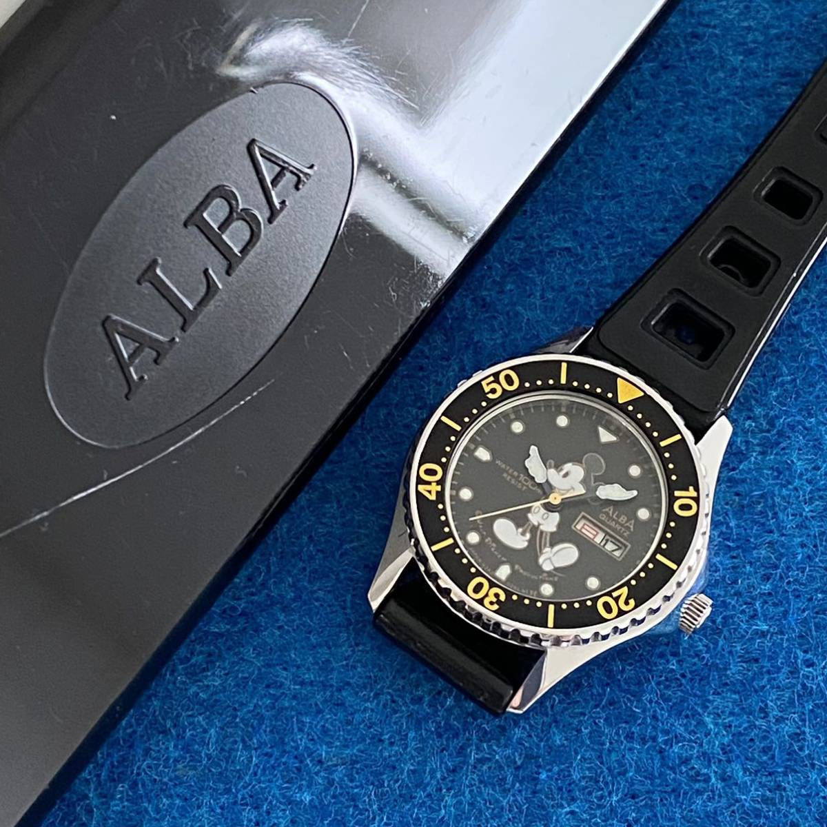 SEIKO ALBA 新品電池激レア マイケルジャクソン着用 ミッキー マイケル 