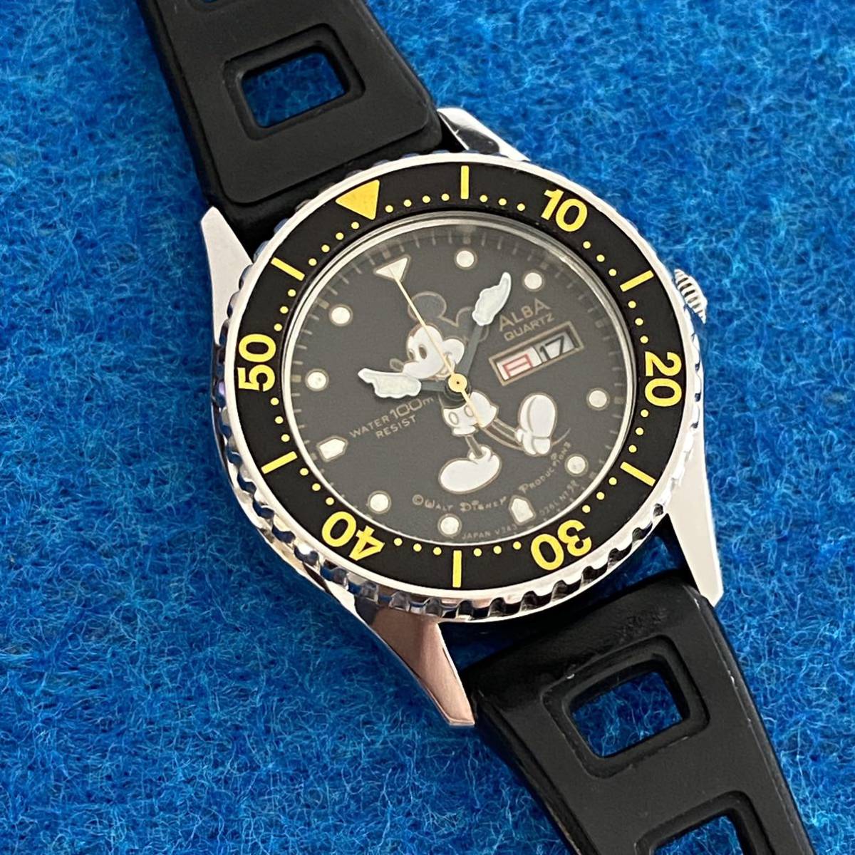 SEIKO ALBA 新品電池激レア マイケルジャクソン着用 ミッキー マイケル 