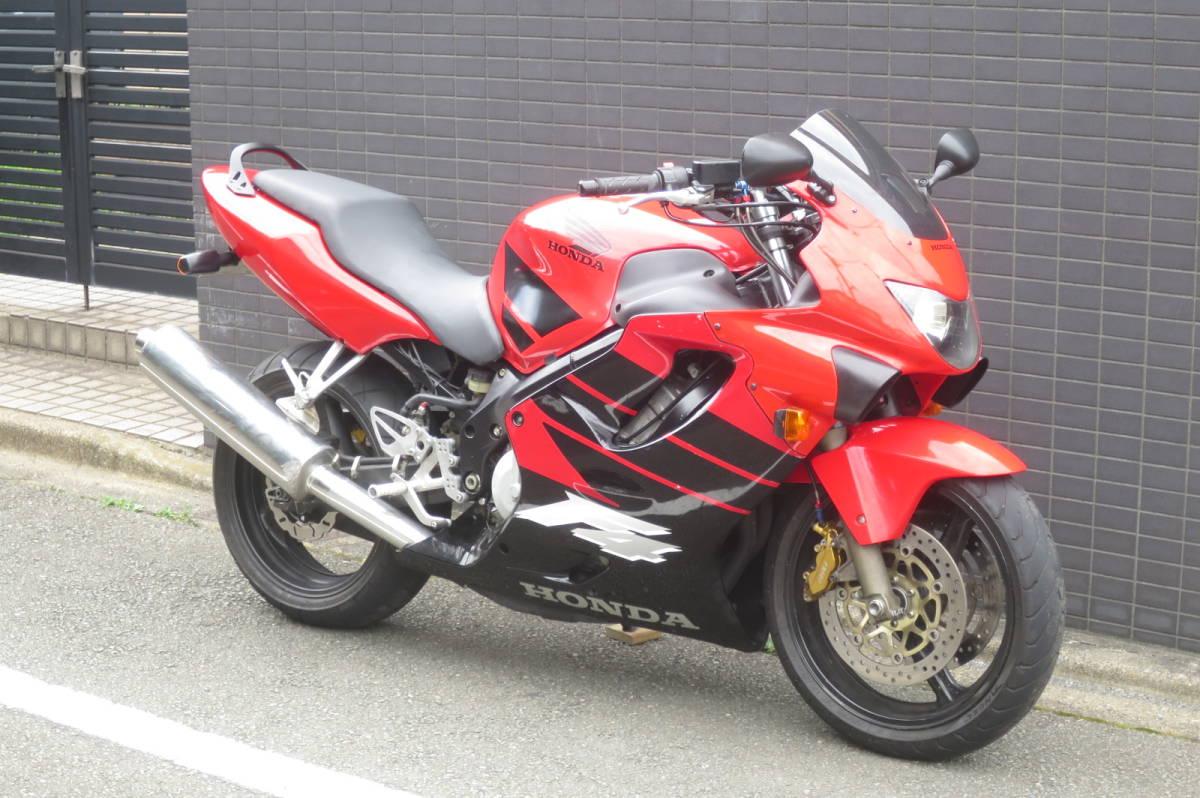 原 PC35 逆車 フルパワー '99CBR600F4 キャブ車 アップハン モリワキ