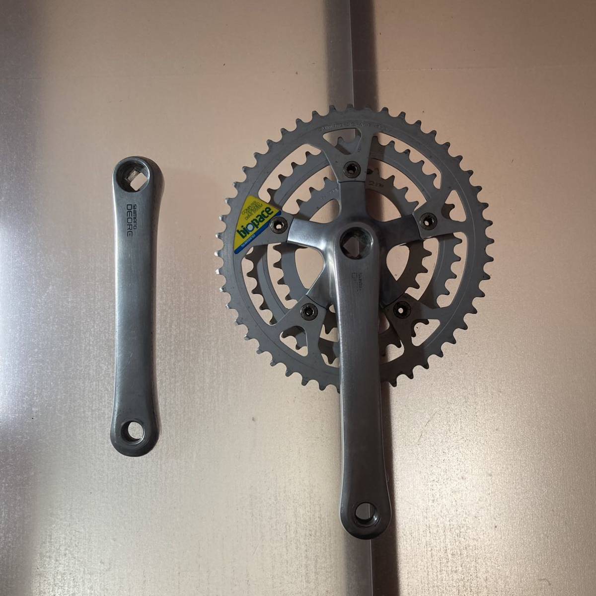 シマノ DEORE XT 175mmクランク+BB+楕円チェーンリング シマノ DEORE